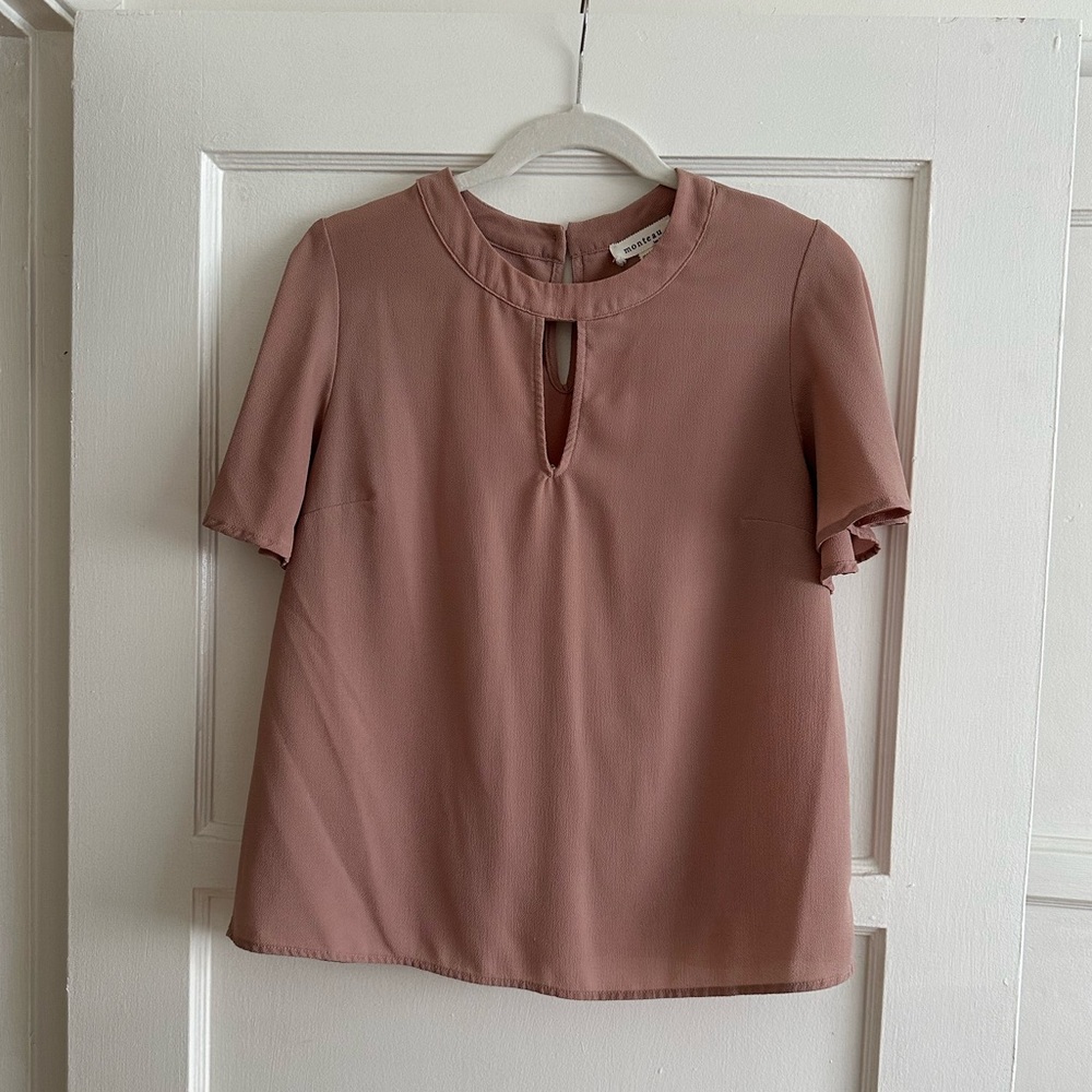 Monteau Salmon/Pink Blouse